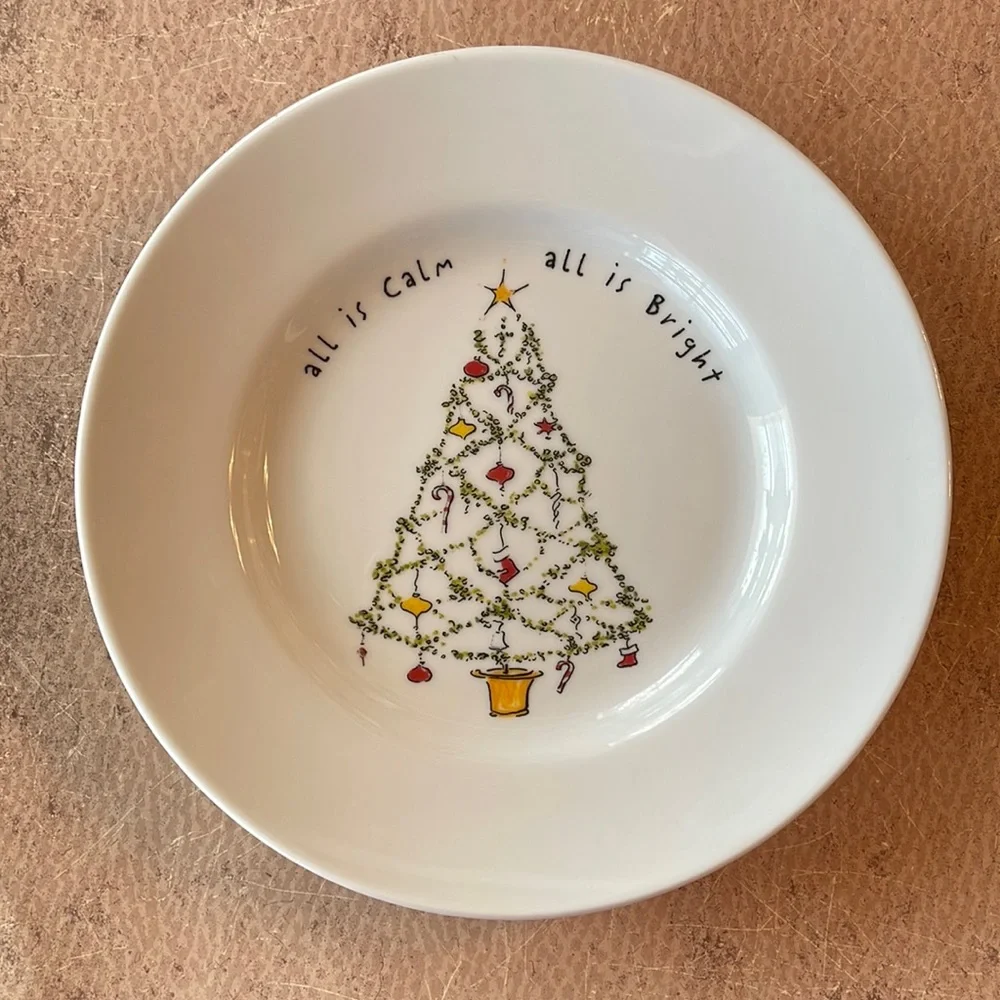 Pottery Barn Holiday Cheer Plates